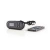TRASMETTITORE FM 12-24 V NEDIS CATR100BK CON PRESA  MICROSD-USB UNIVERSALE BLUETOOTH